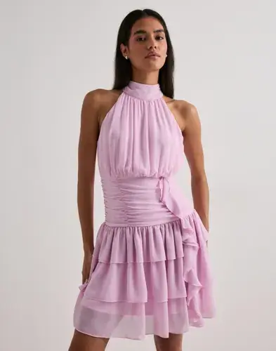 Vero Moda Vero Moda - Rosa - Vmserena Sl Frill Short Dress Wvn