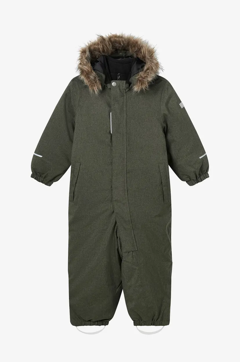 NAME IT Vinter-overall nmmSnow10 Suit Melange FO - Grønn