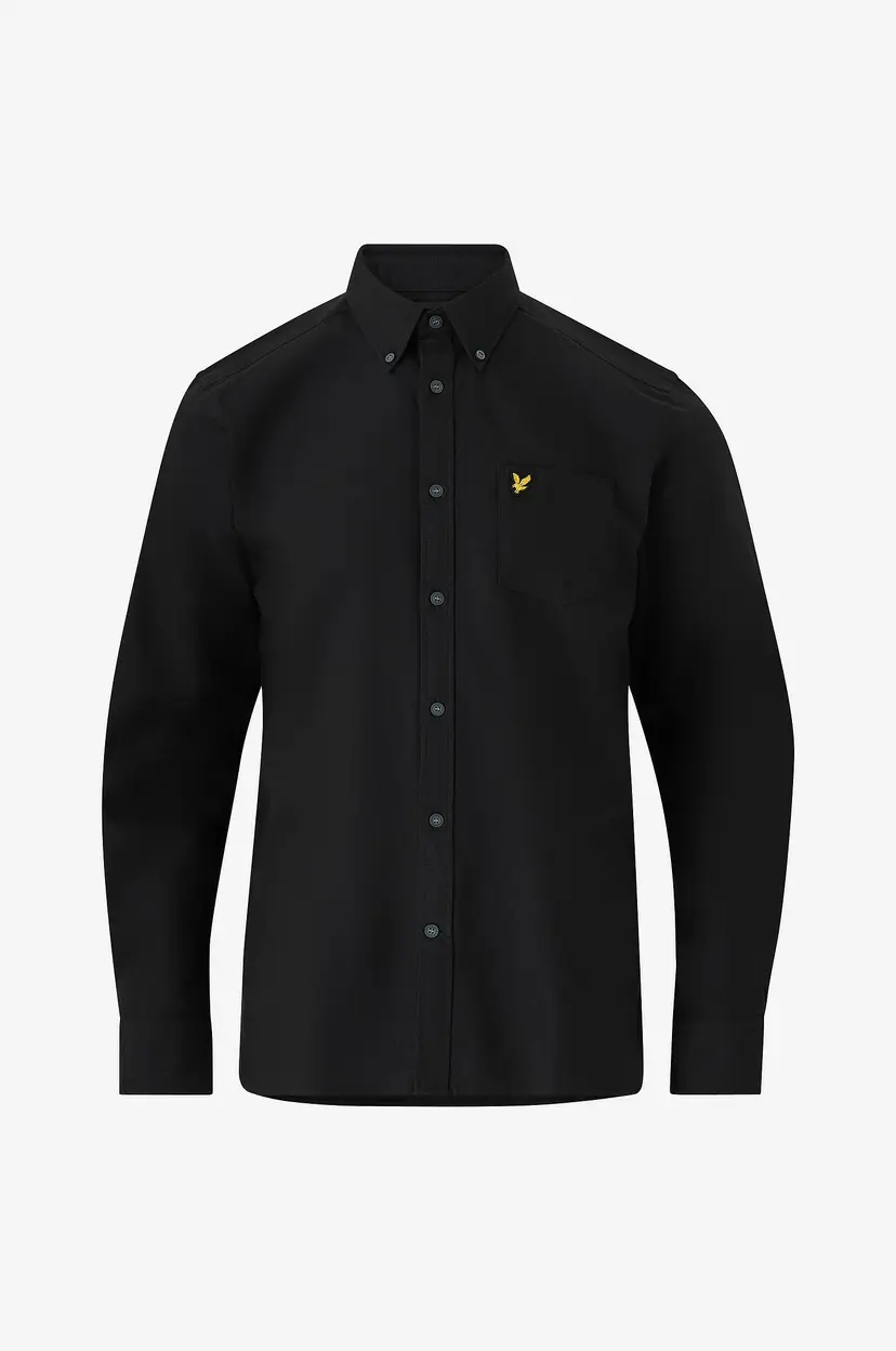 Lyle & Scott Skjorte Plain Oxford Shirt - Svart