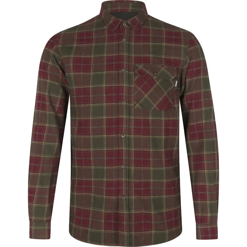 Seeland Seeland Glen Flannel Shirt Red Forest Check