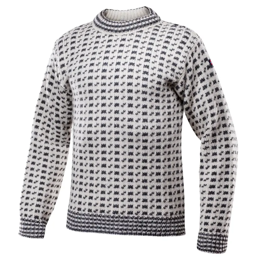 Devold Devold Unisex Original Islender Wool Sweater Offwhite/Anthracite