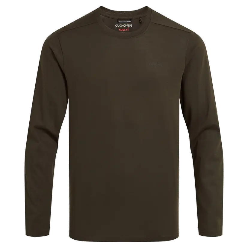 Craghoppers Craghoppers Men's Nosilife Abel Long Sleeved T-Shirt Woodland Green