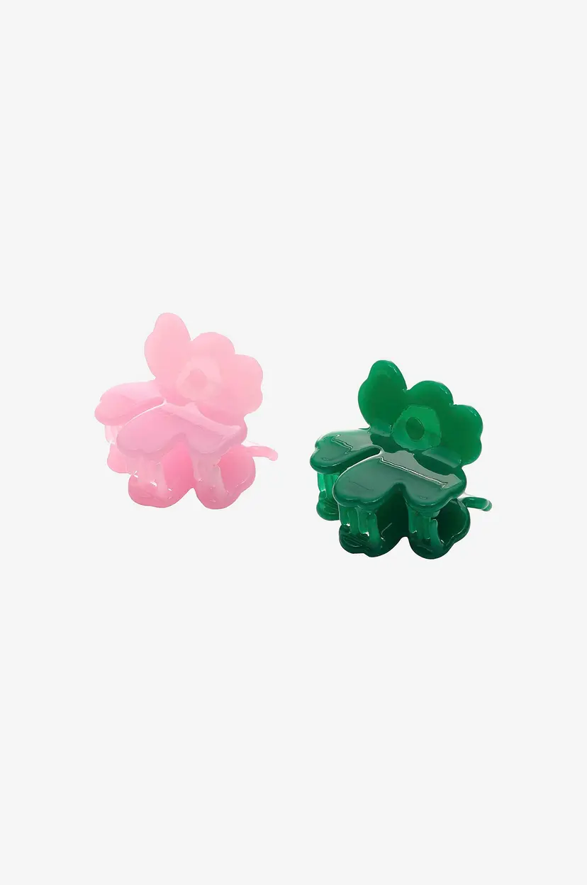 Marimekko Hårspenne Nano Unikko Hair Clip Set - Grønn