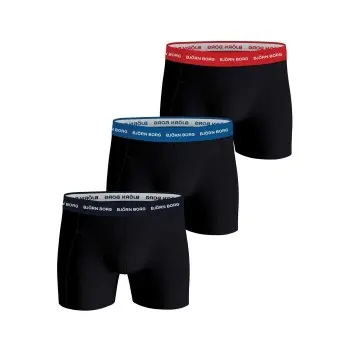 Björn Borg Björn Borg 6P Essential Shorts Svart/Blå bomull XX-Large Herre