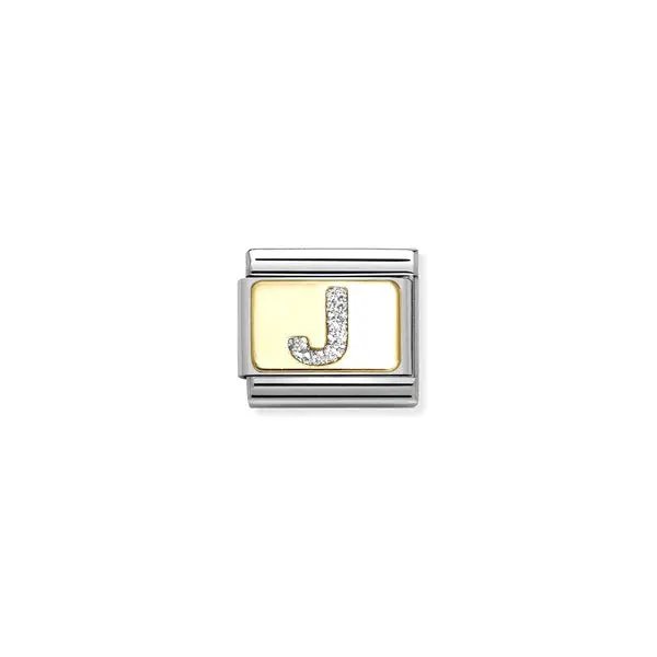 Nomination Glitter Letter J
