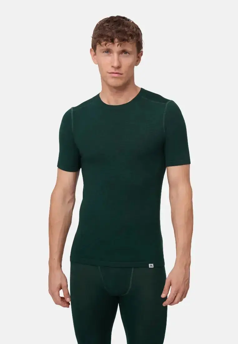 DANISH ENDURANCE DANISH ENDURANCE MERINO T-SHIRT Mørkegrøn L