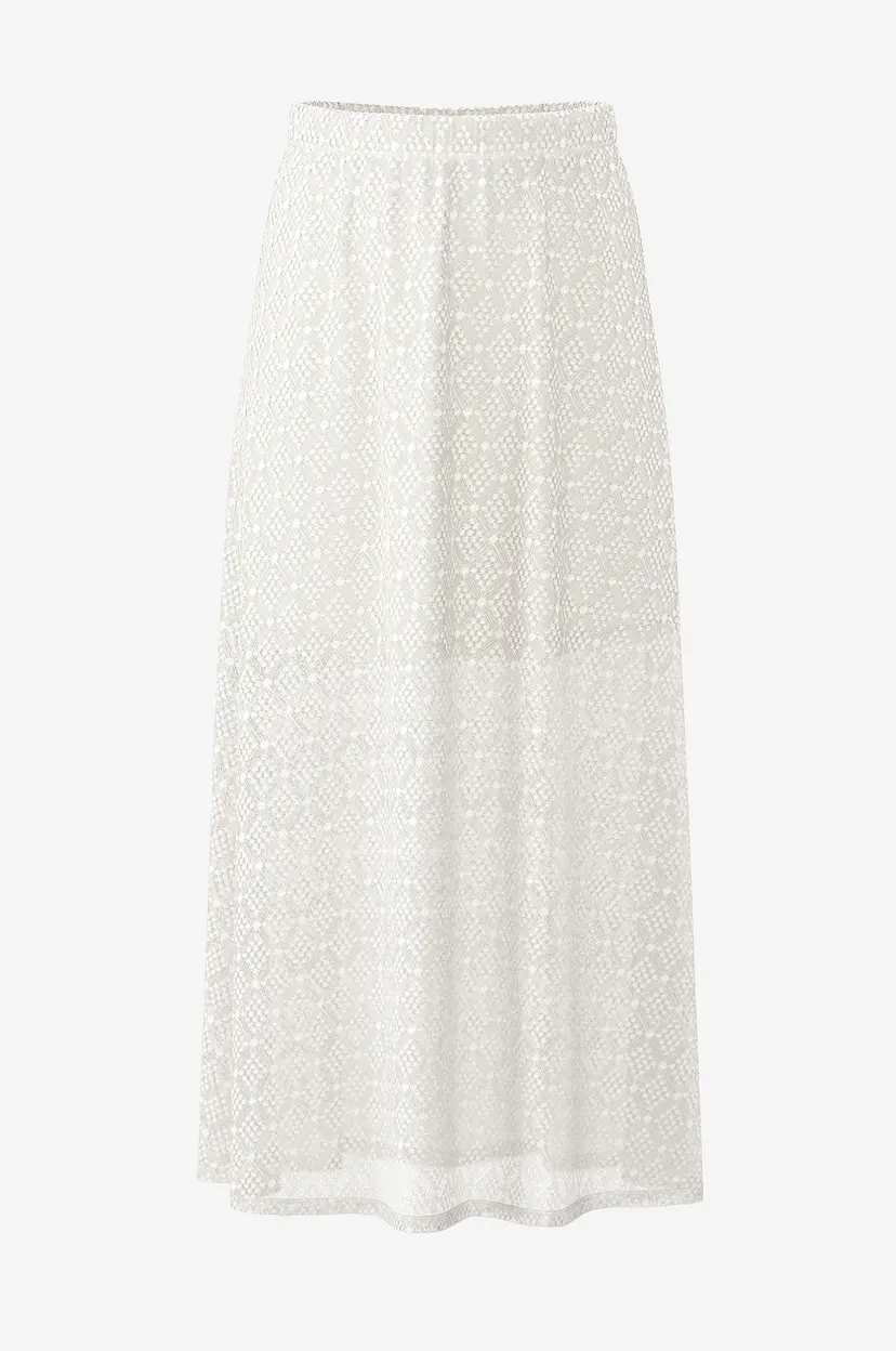 Object Collectors Item Skjørt objCharlene Midi Skirt 143 - Hvit