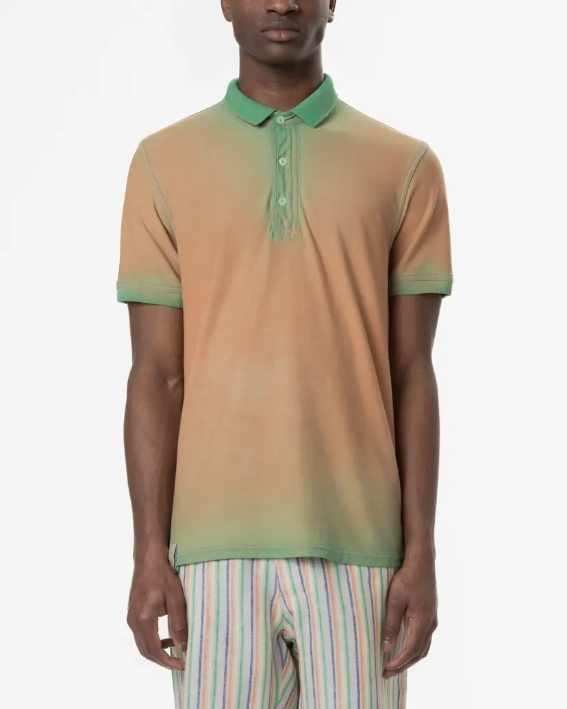 Bob BOB DOUBLE Green Polo shirt