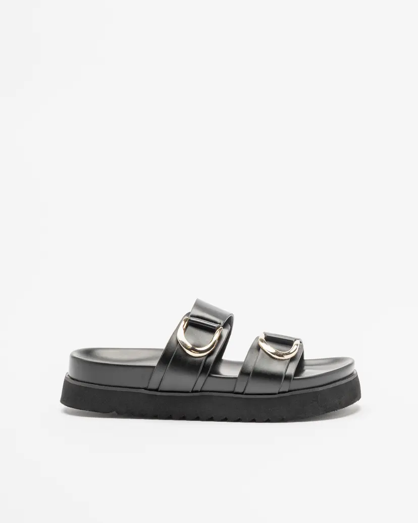 Gloss Gloss MGT263C-L5 Black Platform Slides