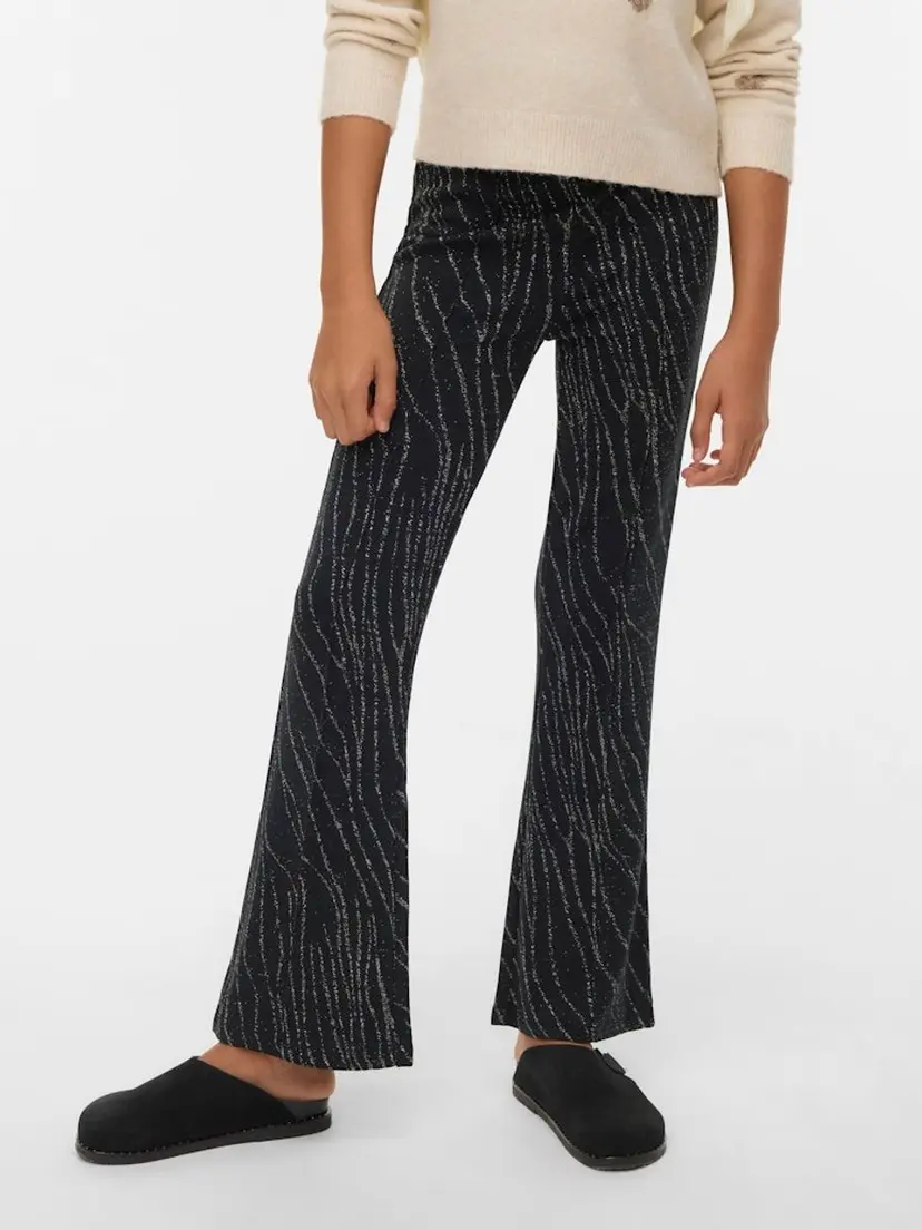 Vero Moda Girl Vero Moda Girl Nita bukse Flared High Waist  svart (164 /14 år)