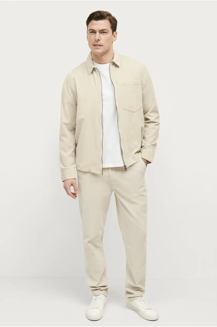 Studio Total Chinos Tapered Cord Chino - Hvit