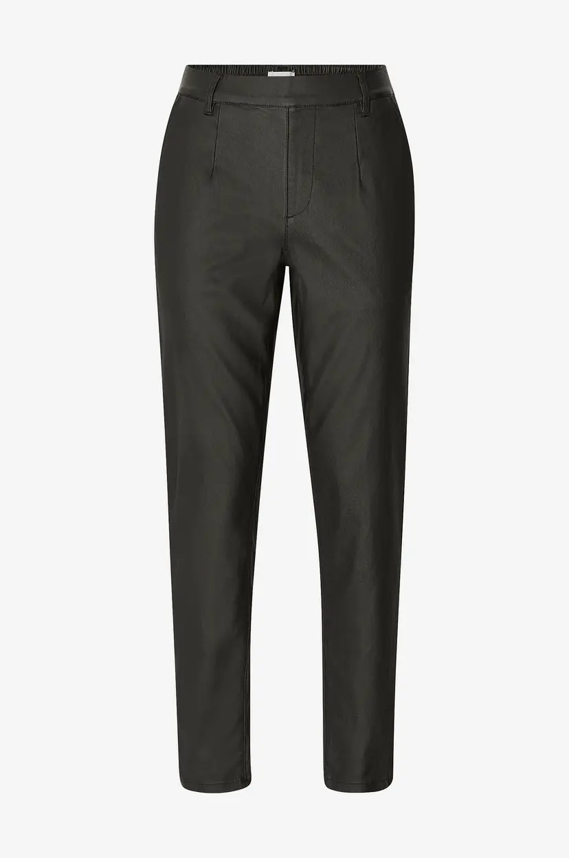 Object Collectors Item Bukser objBelle Lisa Coated Pant - Svart