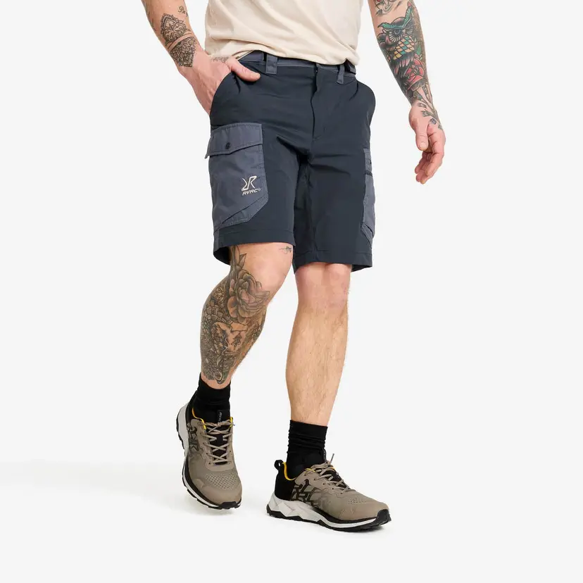 RevolutionRace Rambler Lightweight Pro Shorts Herre Turbulence Blue/Blueberry