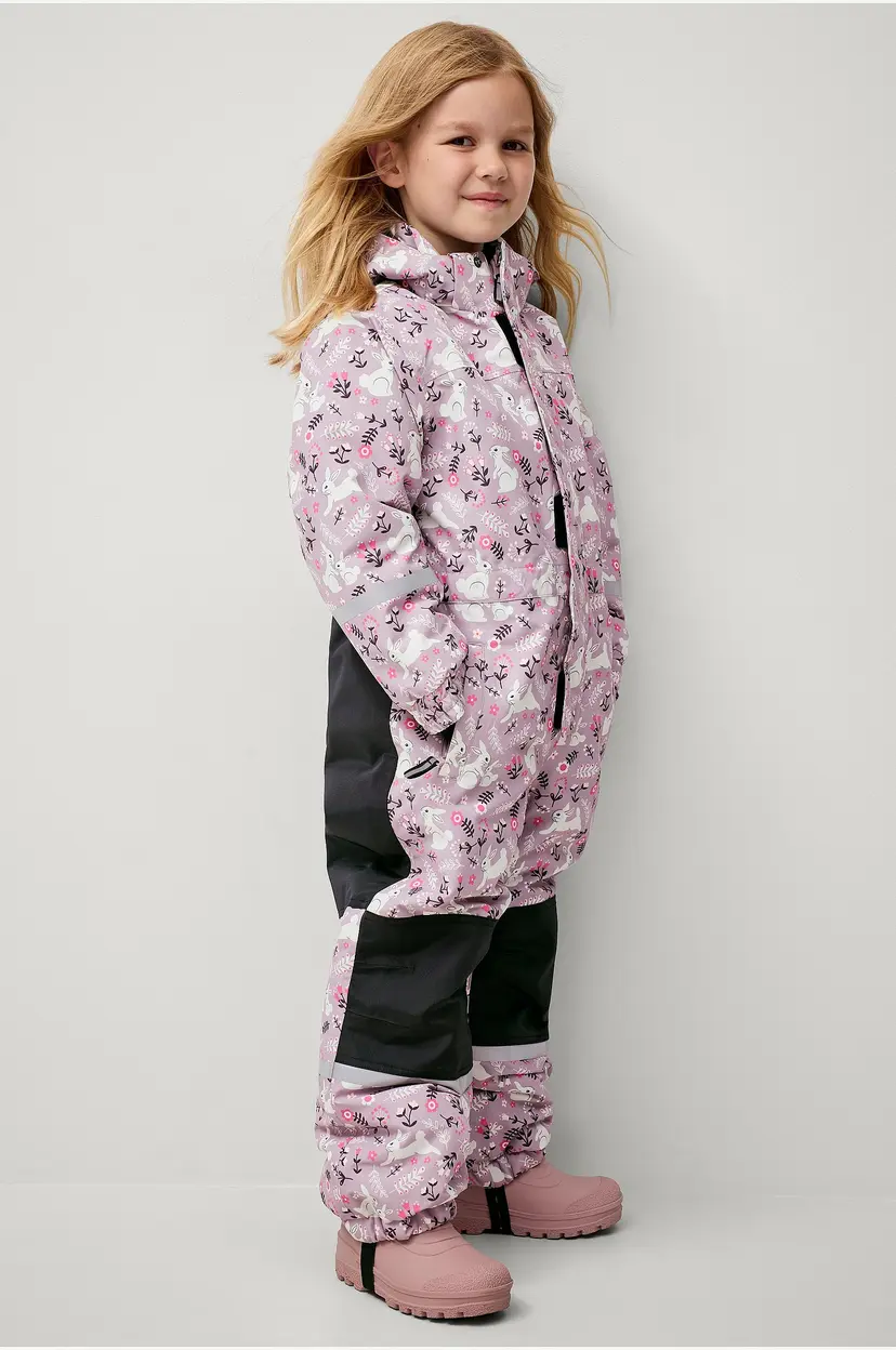 Ellos Collection Vinter-overall Snowey - Lilla