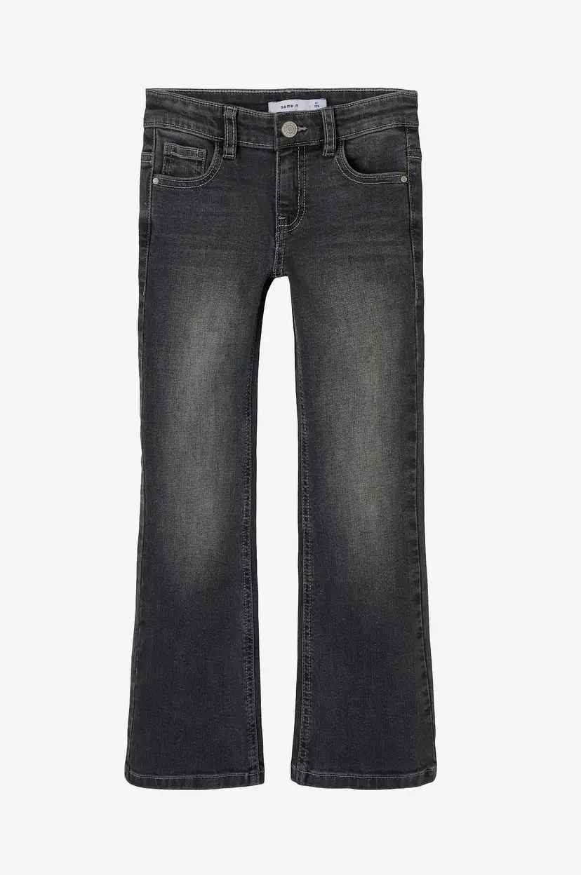 NAME IT Jeans nkfPolly Skinny Boot Jeans 8245-MD - Grå