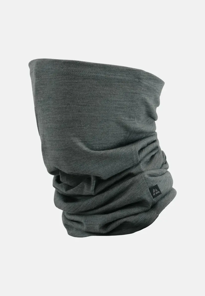 DANISH ENDURANCE MERINO LIGHT HALSEDISSE fra DANISH ENDURANCE, Mørkegrå, 100% Merino, Blød og Tynd