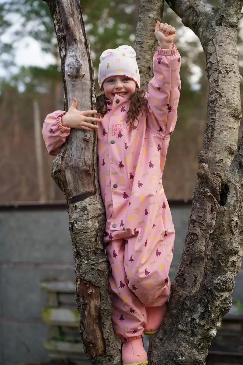 Kattnakken Kattnakken Helårsregndress Hagl Rosa Krystall
