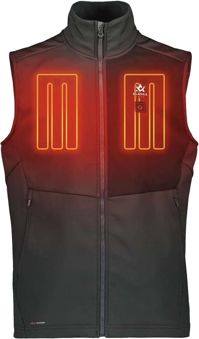 Alaska 1795 Alaska 1795 M's Heat System Vest Green/Black