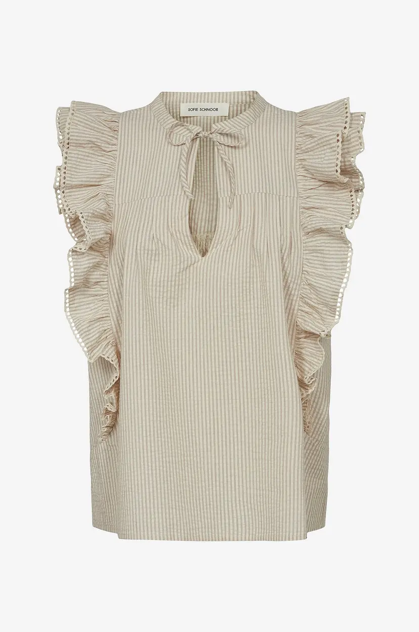 Sofie Schnoor Bluse Top - Beige