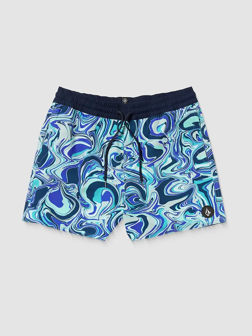 Volcom Volcom Lido Print Trunk 16 Boardshorts blå