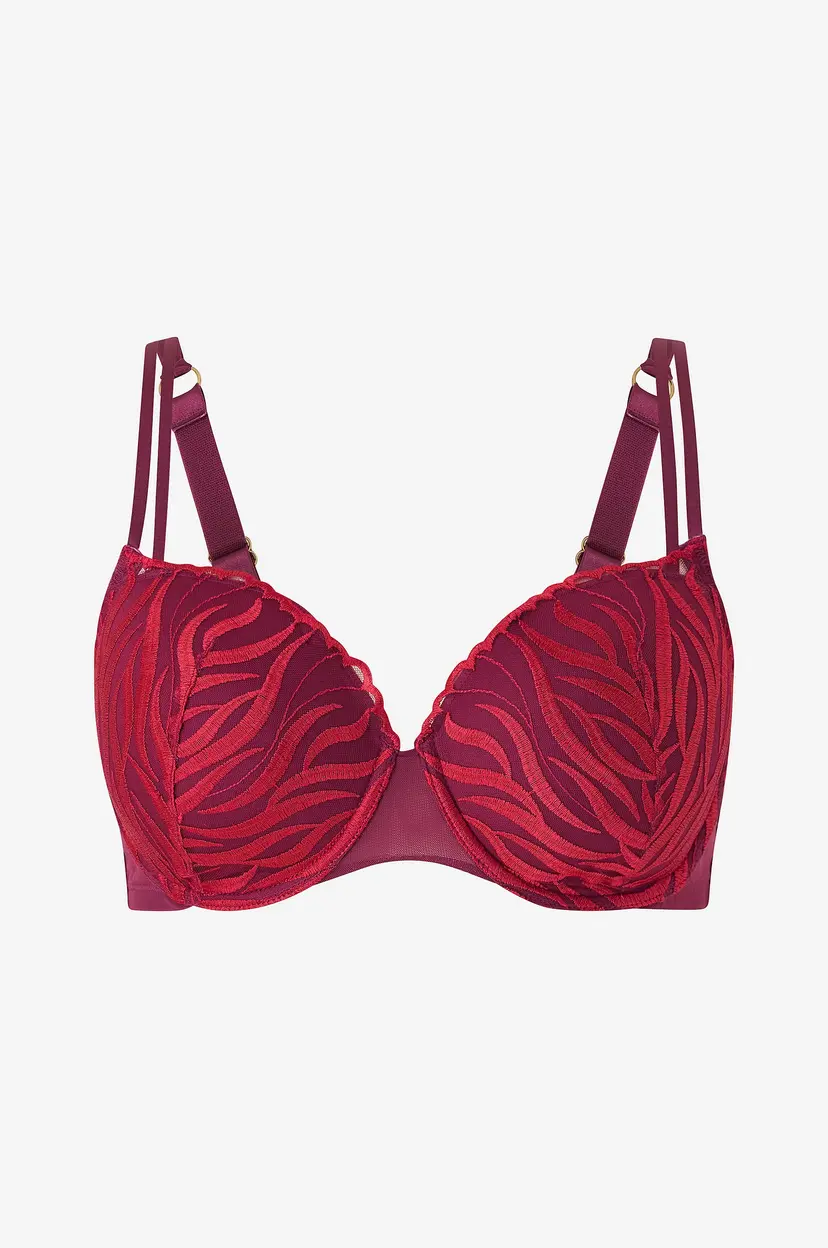 Zizzi Spile-BH Lilo Cup Bra - Rød