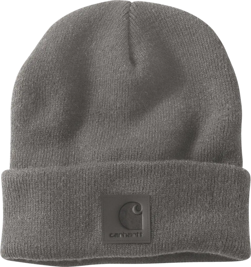 Carhartt Carhartt Leatherette Watch Cap Beanie Mud Gray