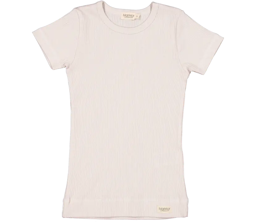 Marmar Copenhagen MarMar T Skjorte Plain Tee SS Modal Powder Chalk (98 /3 år)