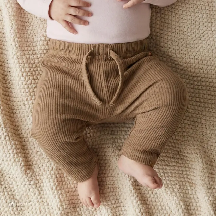 Lil`Atelier Lil'Atelier - Bukse Baby Rajo Petrified Oak