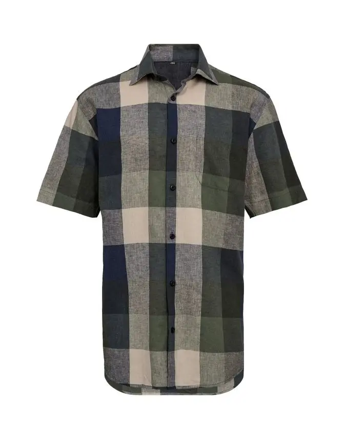 Black Blue Reg. fit s/s shirt