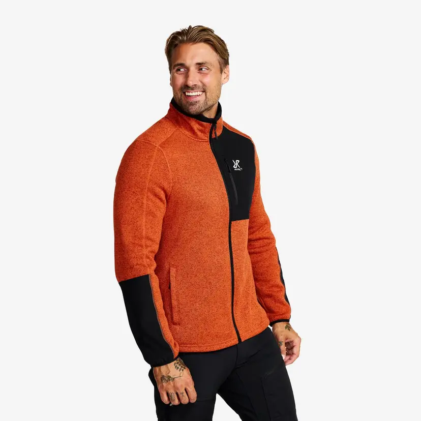 RevolutionRace Northbound Fleece Jacket Herre Smoked Paprika
