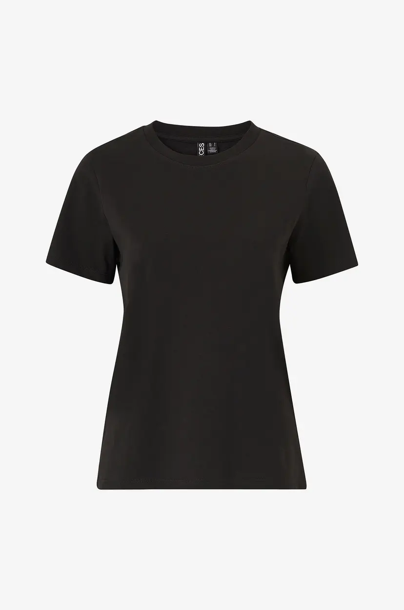 Pieces T-skjorte pcRia SS Solid Tee - Svart