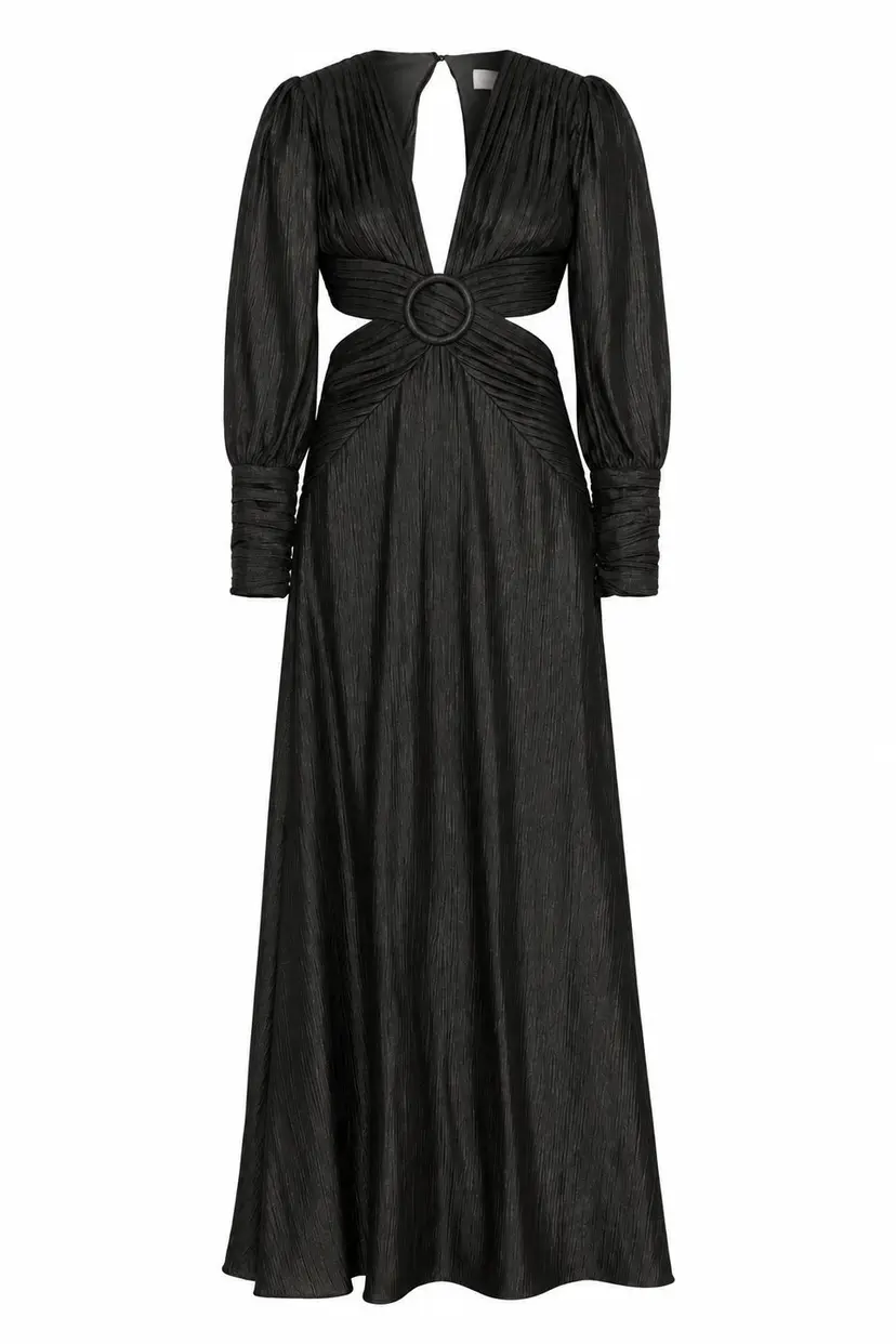 Love Lolina Mabel Maxi Dress Black - XXS