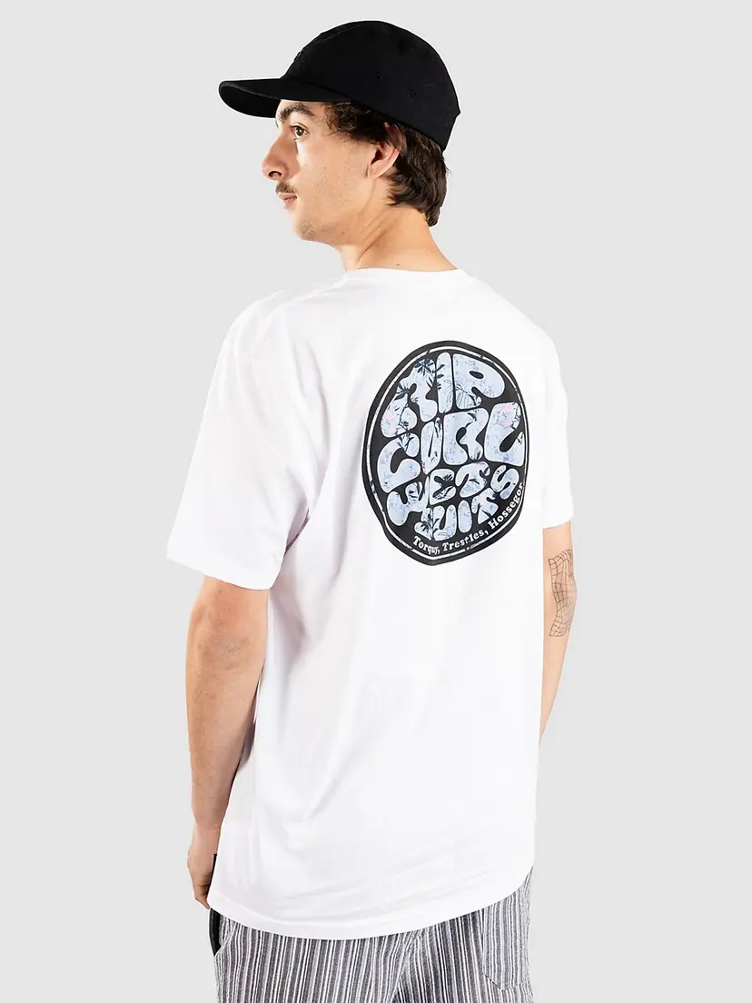 Rip Curl Rip Curl Wettie Passage Icon T-skjorte hvit