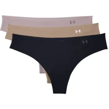 Under Armour Under Armour Truser 9P Pure Stretch Thong Svart m Beige X-Small Dame