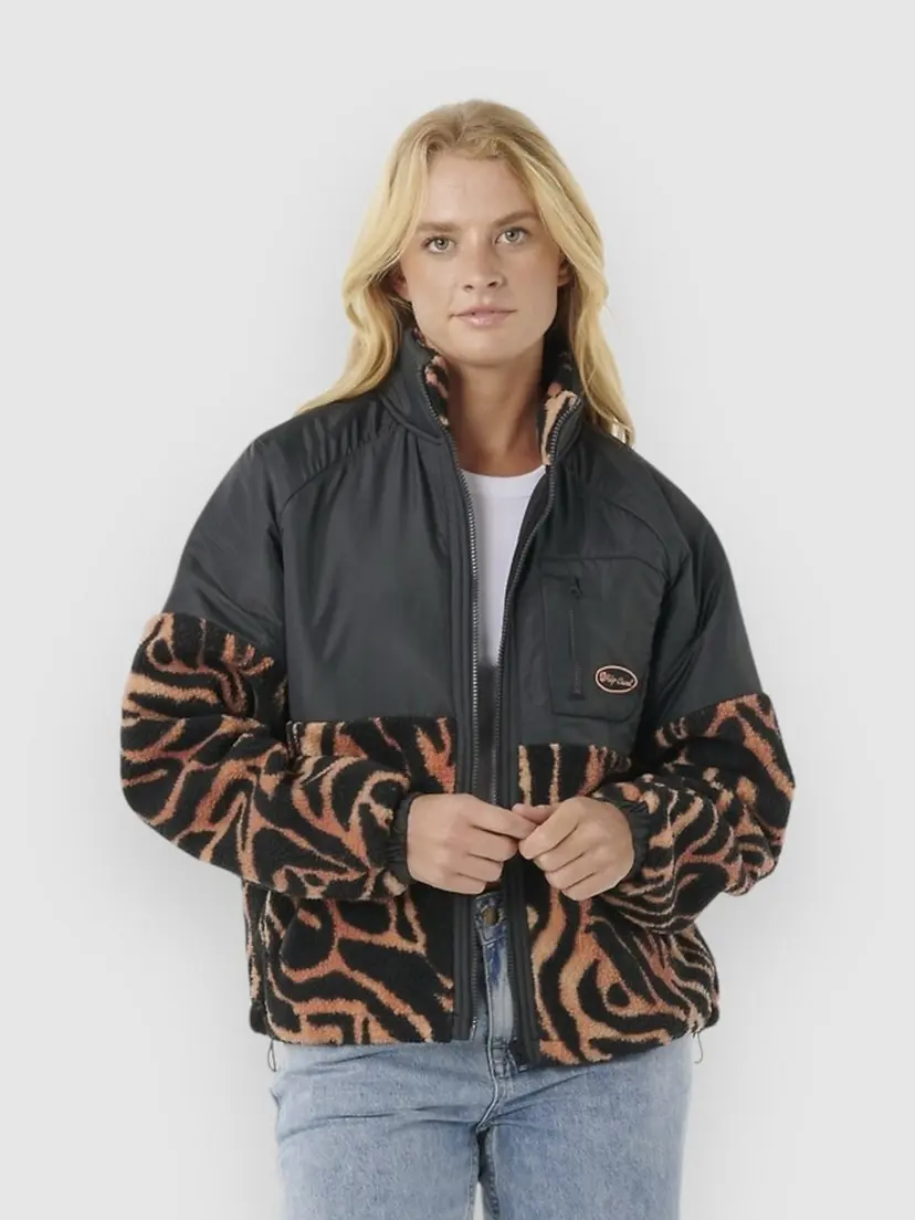 Rip Curl Rip Curl Keepsakes Anti-Series Polar Fleece Jakke svart