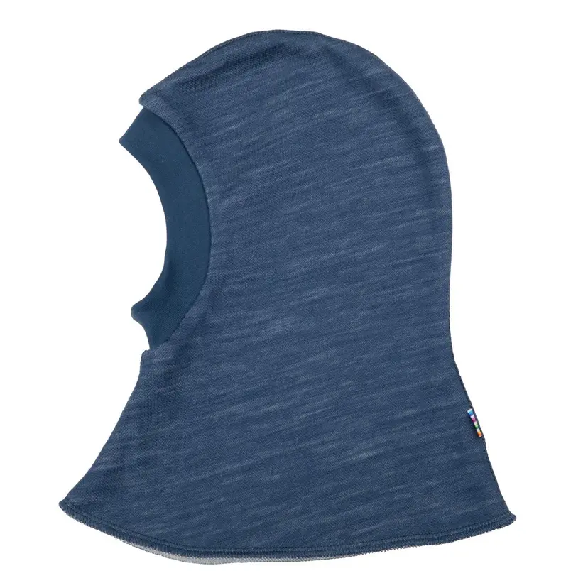 Joha Joha Ull Bambus Balaclava, Double Layer Blå Denim