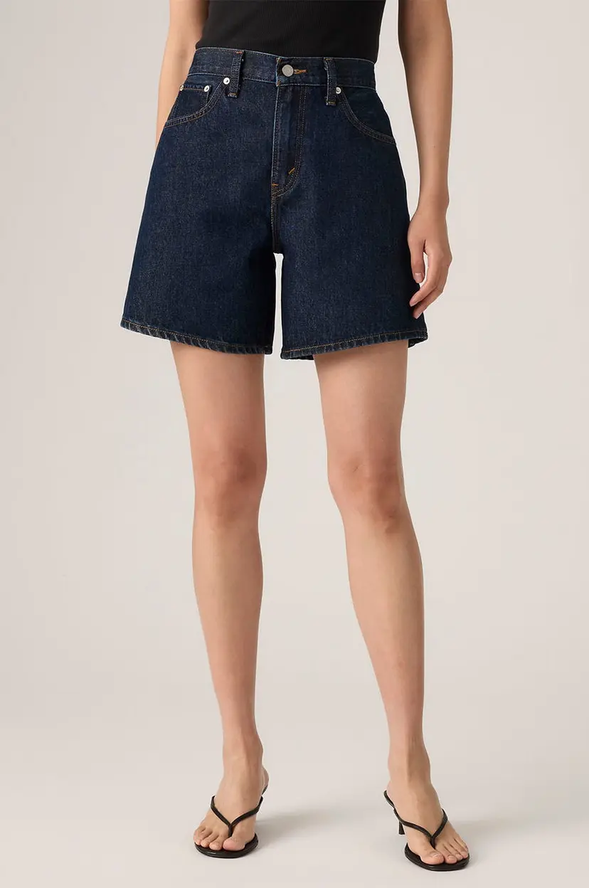 Levi's Jeans-shorts High Baggy Short - Blå