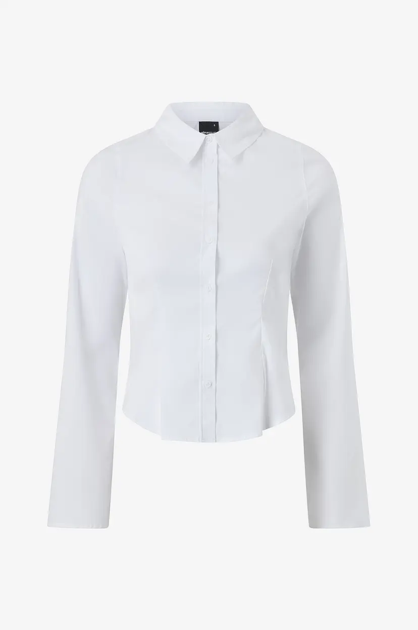 Gina Tricot Skjorte Shaped shirt - Hvit