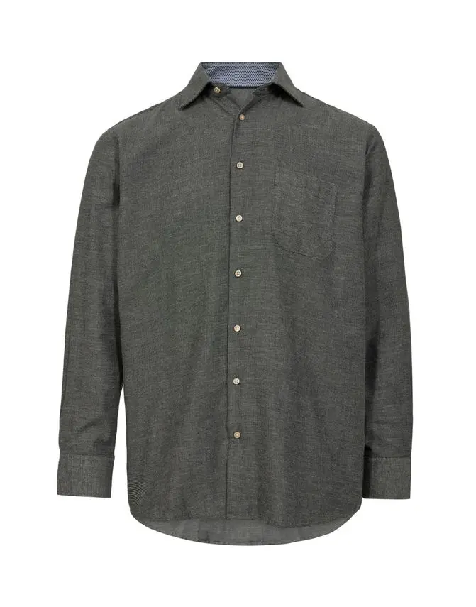 Black Blue Regular fit l/s shirt