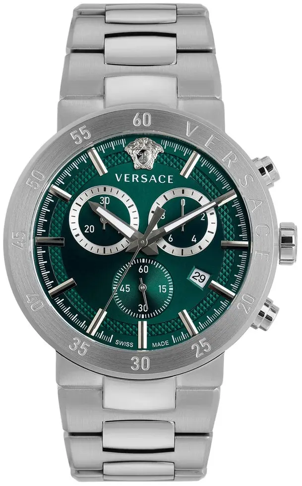 Versace Versace Herreklokke VEPY01021 Classic Grønn/Stål Ø43 mm
