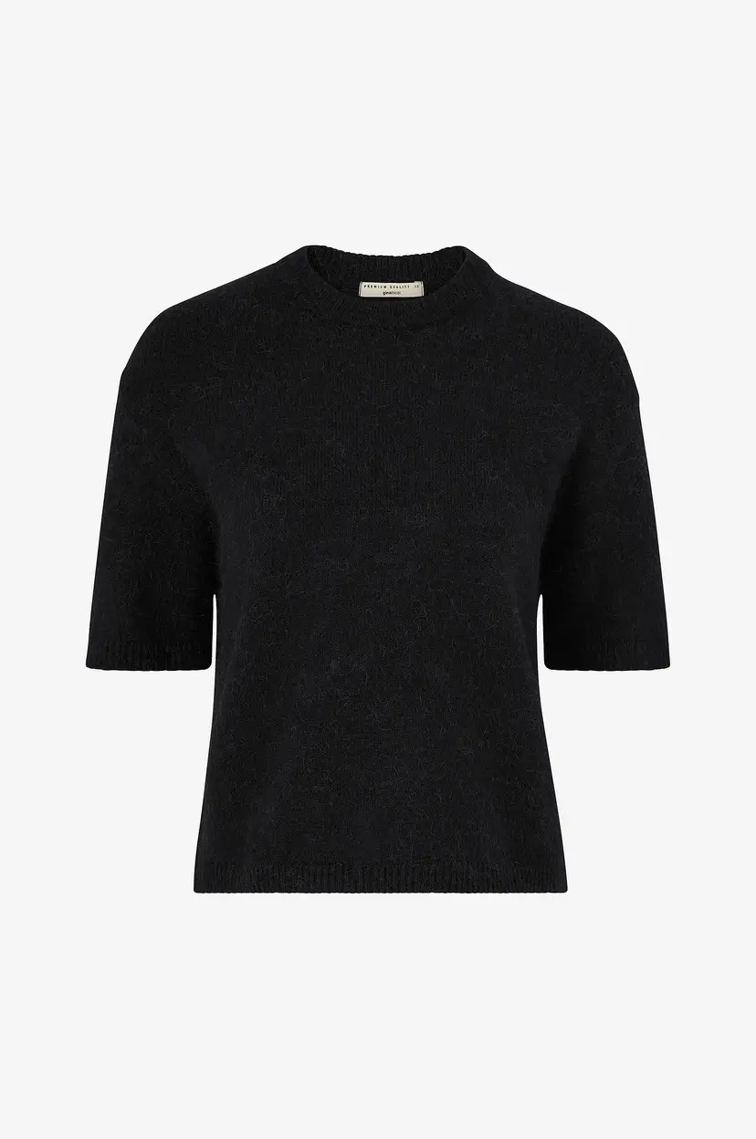 Gina Tricot Topp Knitted Top - Svart