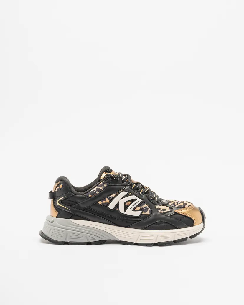 Karl Lagerfeld Karl Lagerfeld Orion Sidetrim Mix Black Sneakers
