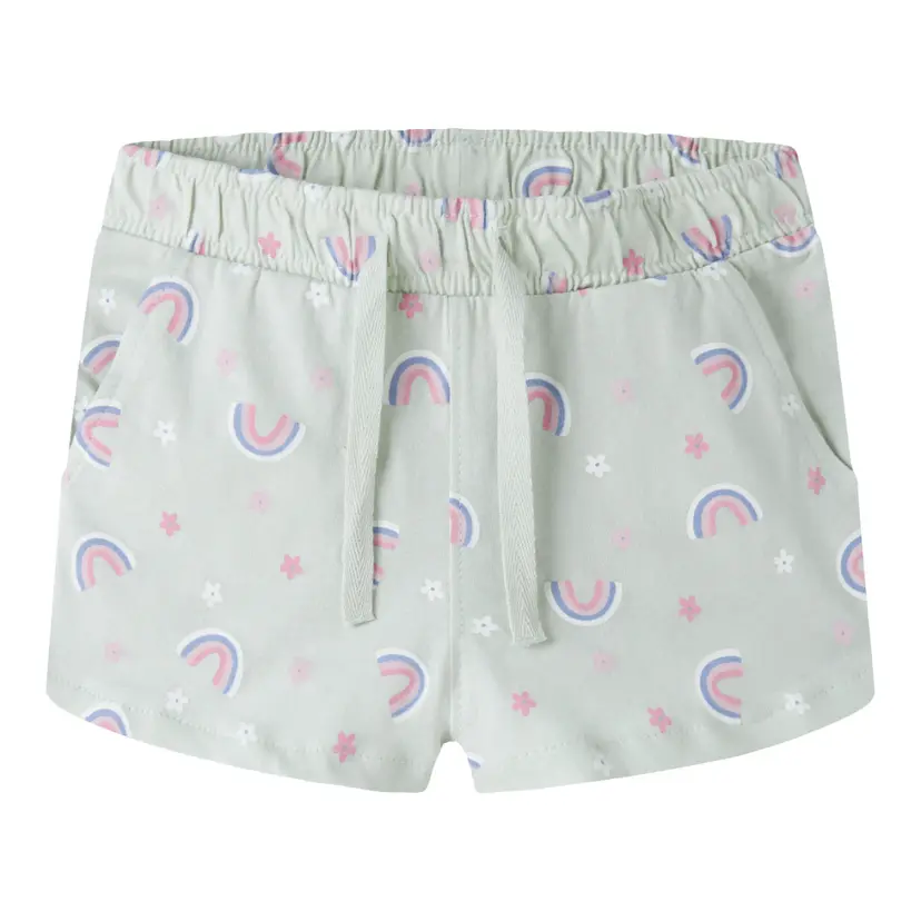 NAME IT Name It - Shorts Vigga Pale Aqua Rainbow