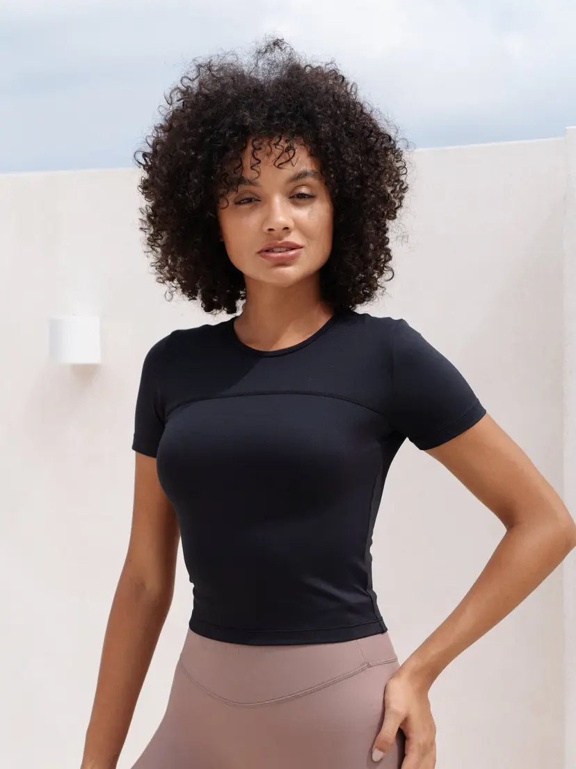 Balion Define Cropped T-Shirt Black