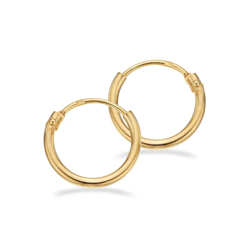 Scrouples Scrouples - 8 karat guld creoler, 1,2x11mm - 10113