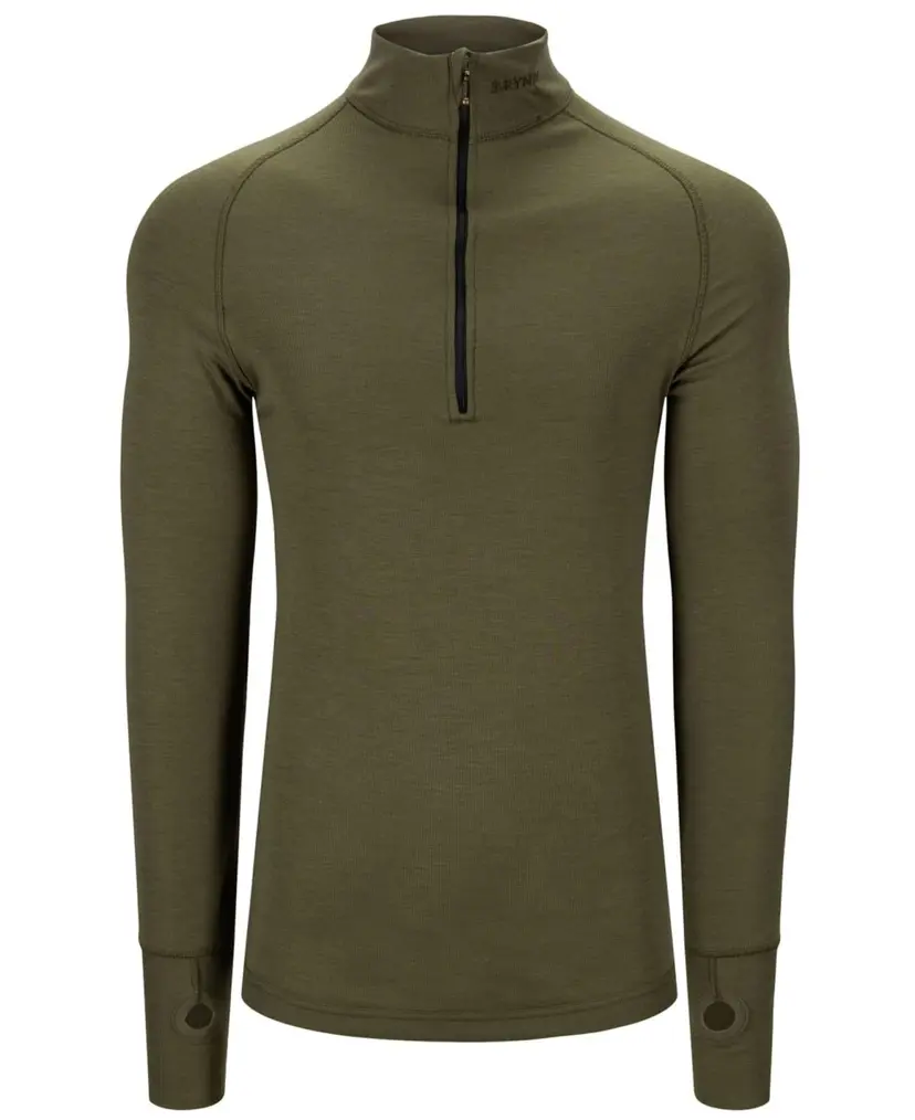 Brynje Brynje Arctic Tactical Zip Polo Olive Green