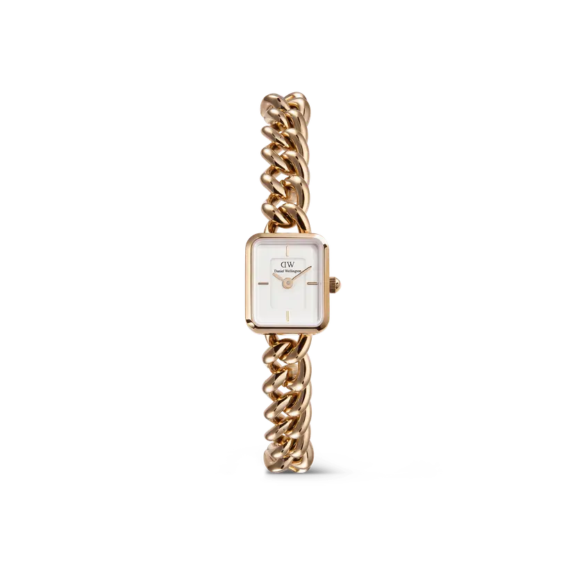 Daniel Wellington Rose Gold 15.4x18.2mm Watch Jolie Chain | DW