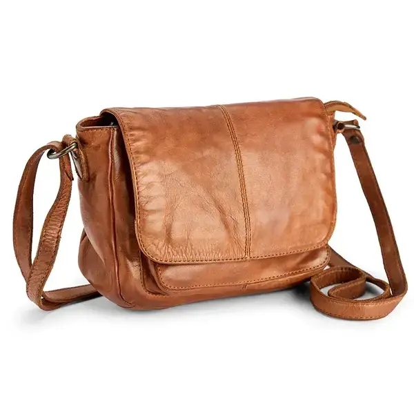 Pia Ries Pia Ries Mare Skuldertaske Cognac