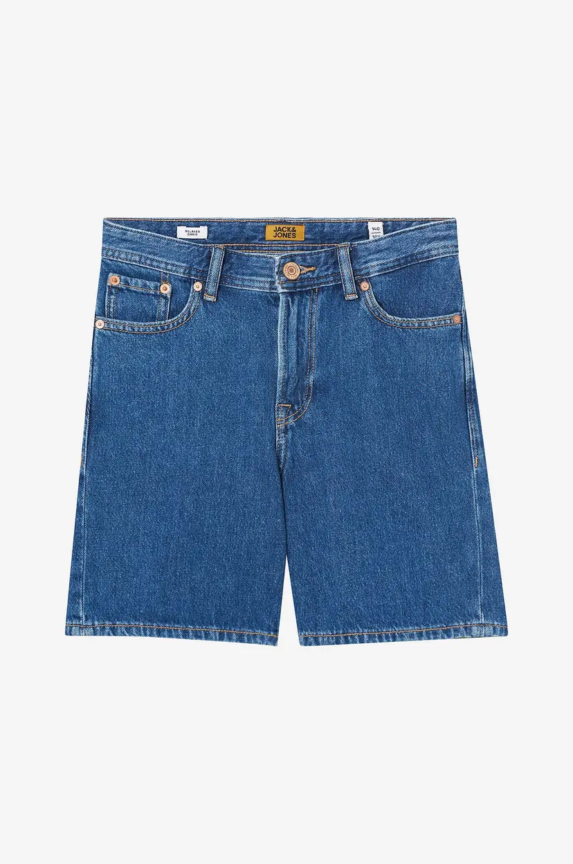 Jack & Jones Junior Jeans-shorts jjiChris jjOrig Shorts - Blå