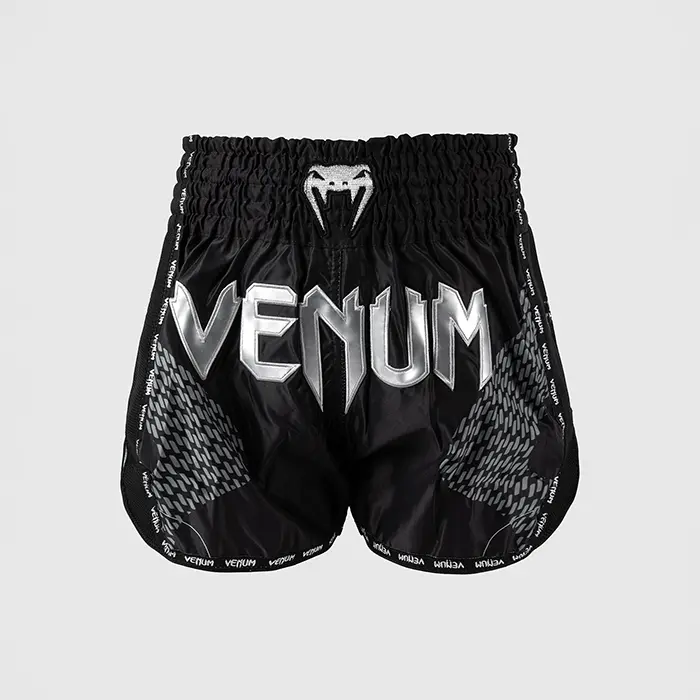 Venum Nexus Muay Thai-Shorts Svart Sølv